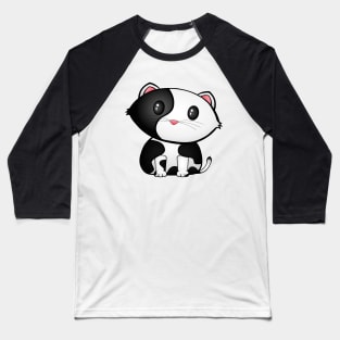 Chibi Frazzle The Cat Baseball T-Shirt